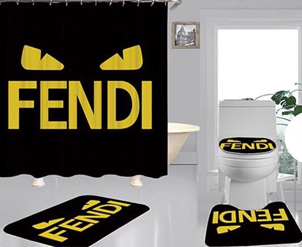 fendi shower curtain