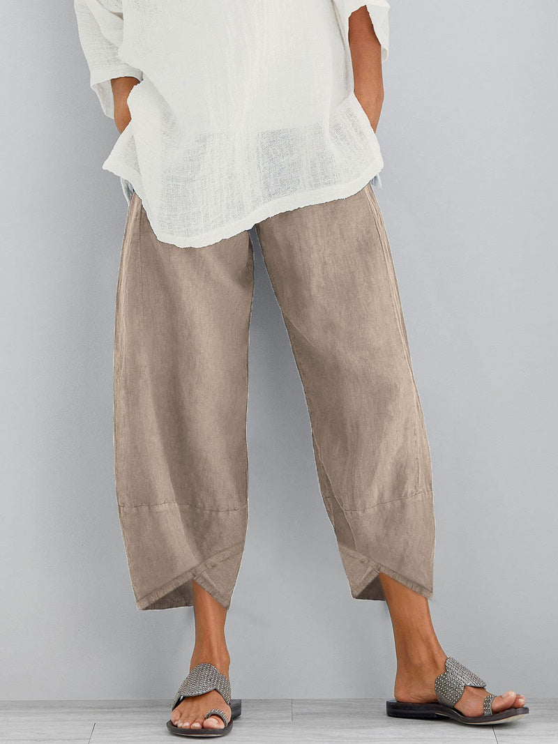 Women Cotton Pants Spring Summer Casual Pants – NORACORA
