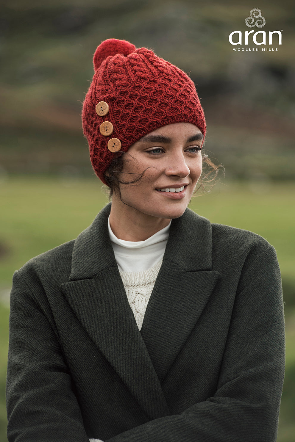 ladies aran hats