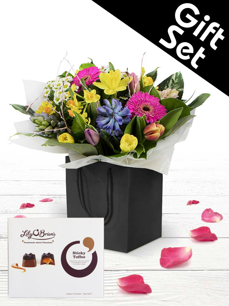 mothers day flowers and chocolates