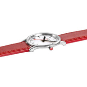 Simply Elegant, 36 mm, red leather watch, A400.30351.11SBP