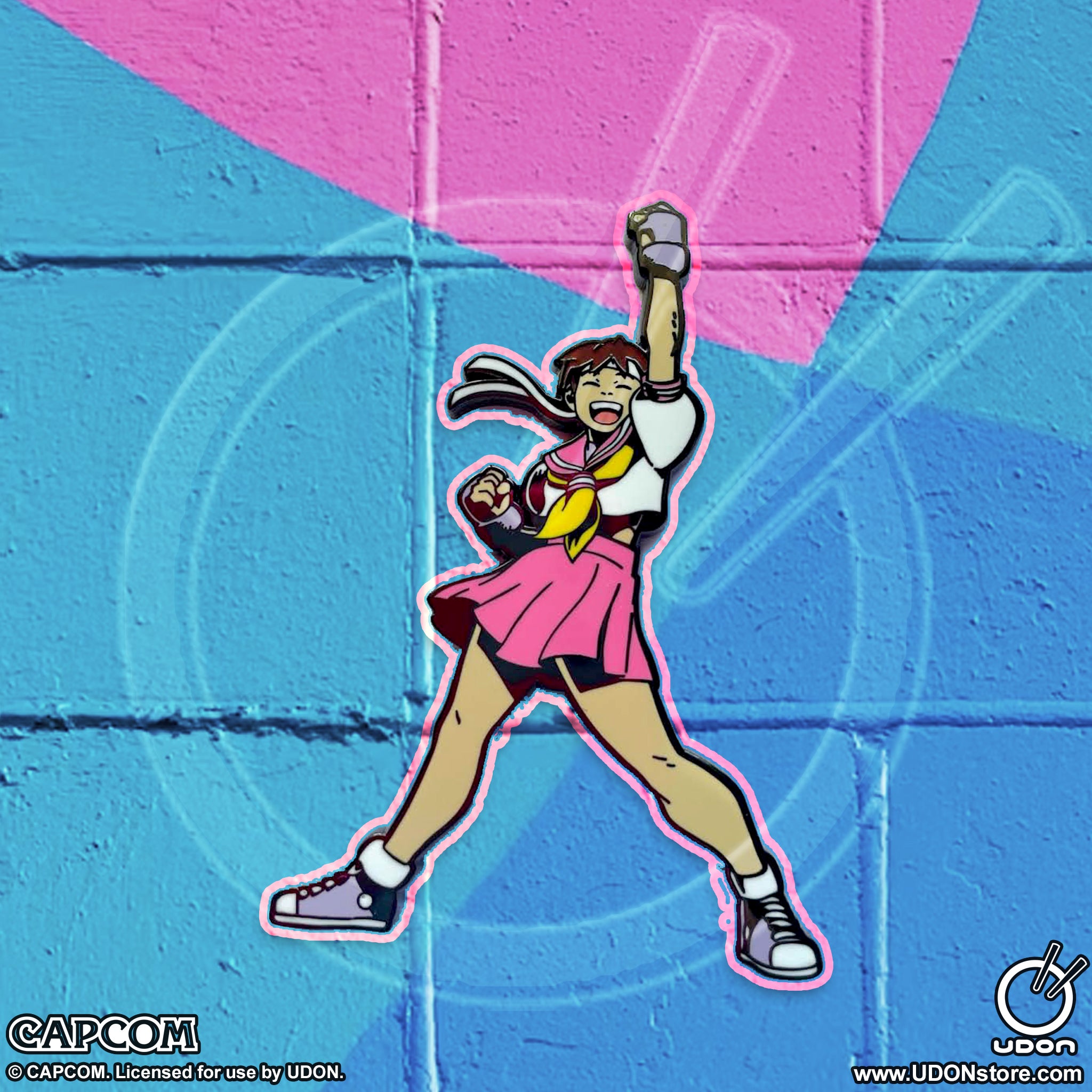 Street Fighter Alpha Ladies Winning Pose Sakura - Pink Variant