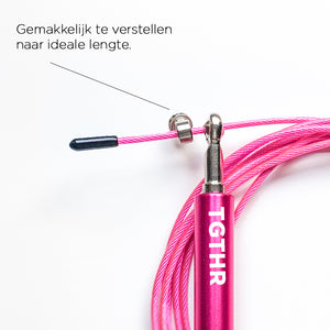opzettelijk Voorgevoel Blijven De perfect Speed Rope Pink + Work Out Plan – TGTHR.AMSTERDAM