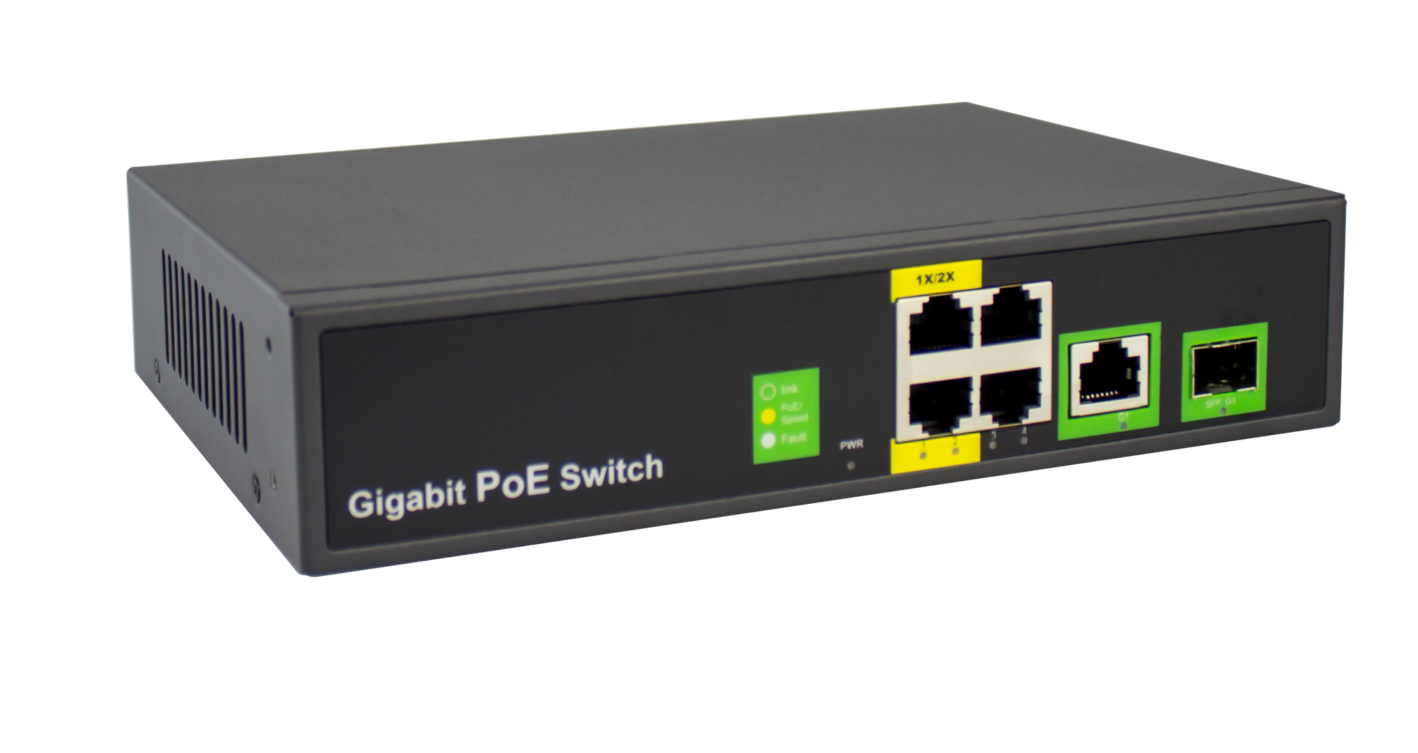 6 Port Gigabit Poe Switch 4 Poe Ports 2 Uplink Port 65w 802