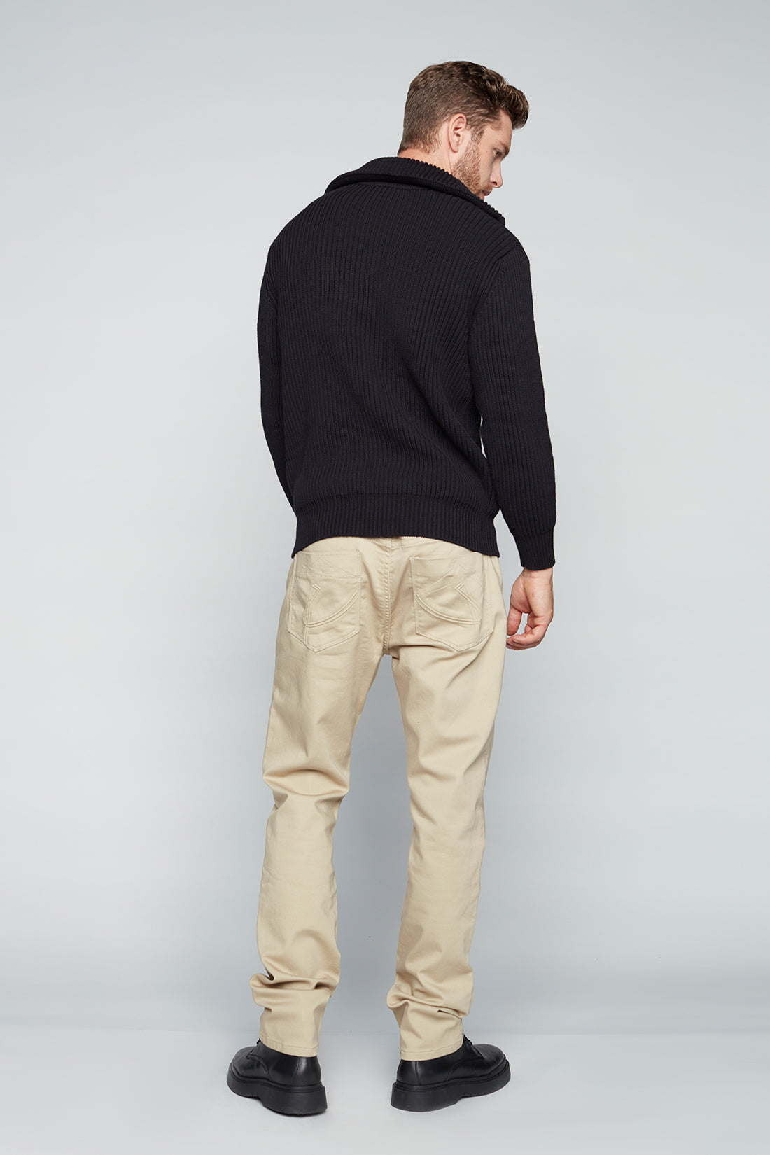 5 Pocket Straight Fit French Terry Pants - Tan – DENIM SOCIETY™