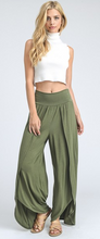 Load image into Gallery viewer, Olive Wide Leg Tulip Pants
