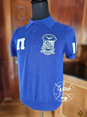 Blue Vintage Polo - 4Klub by W.E. Lusain