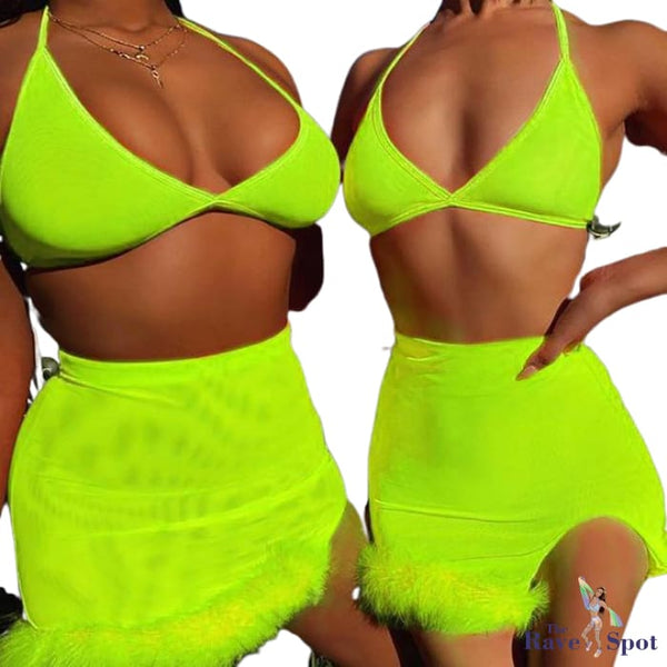 rave two piece outfit