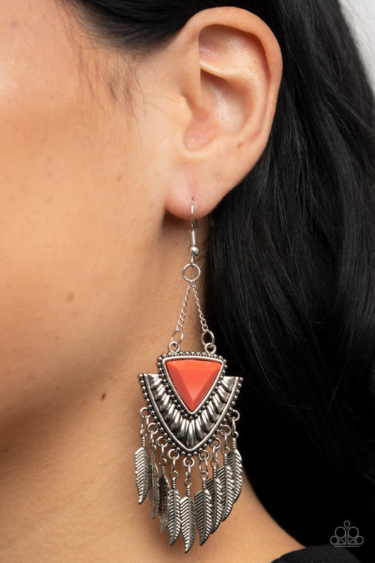 Paparazzi Earring ~ SOUL-ar Flare - Orange – Paparazzi Jewelry