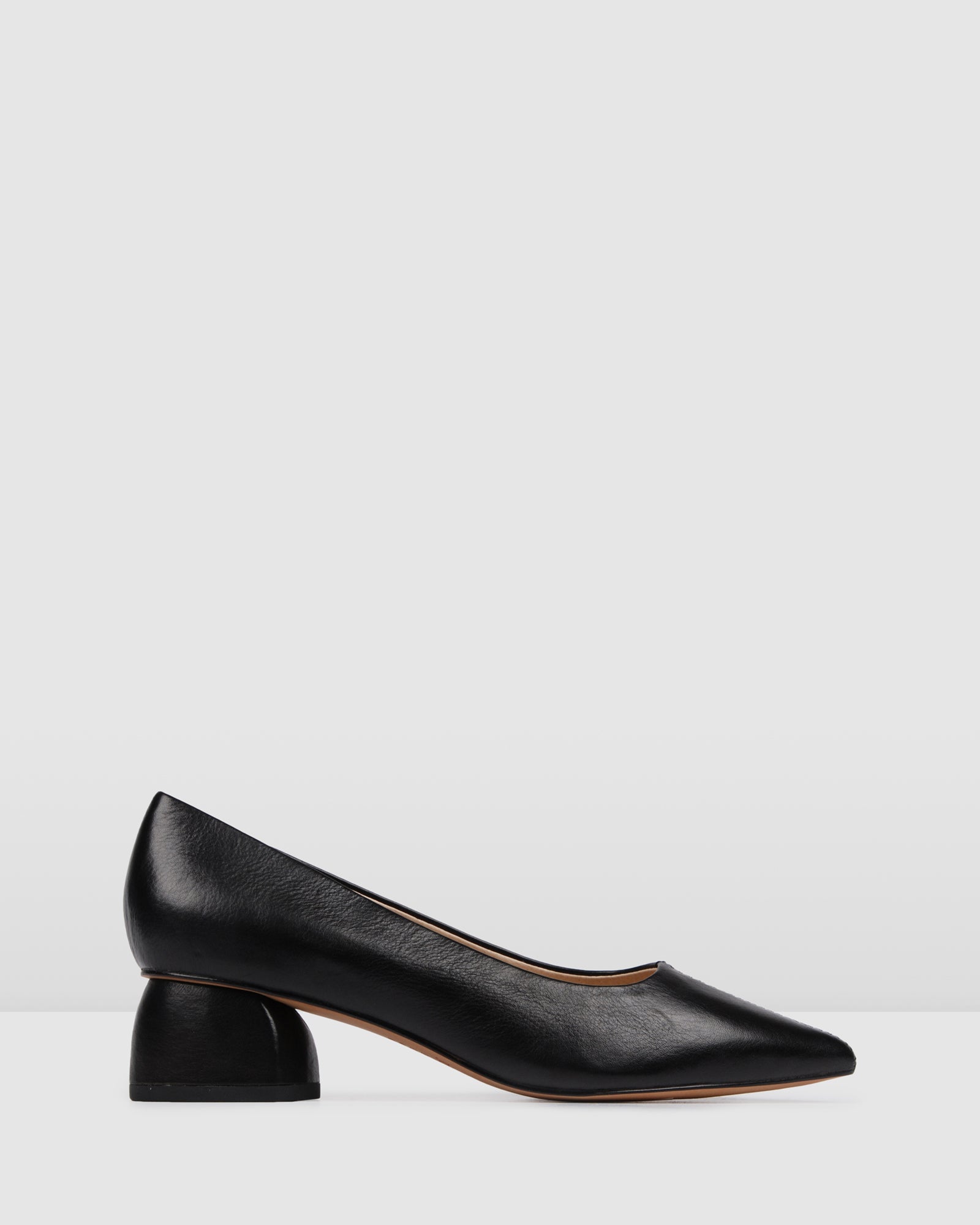 black leather court shoes low heel