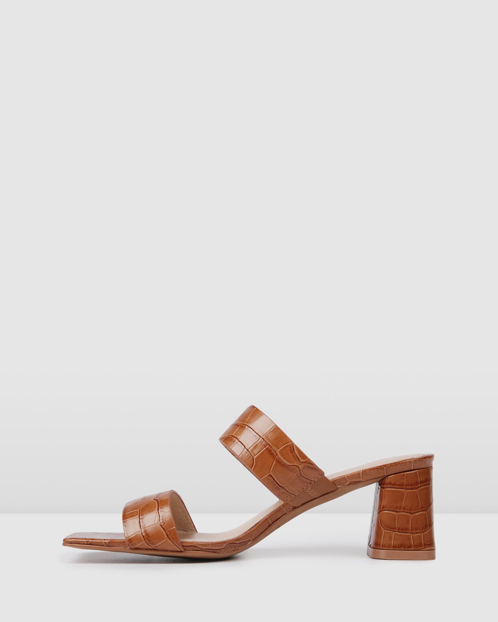 tan croc sandals