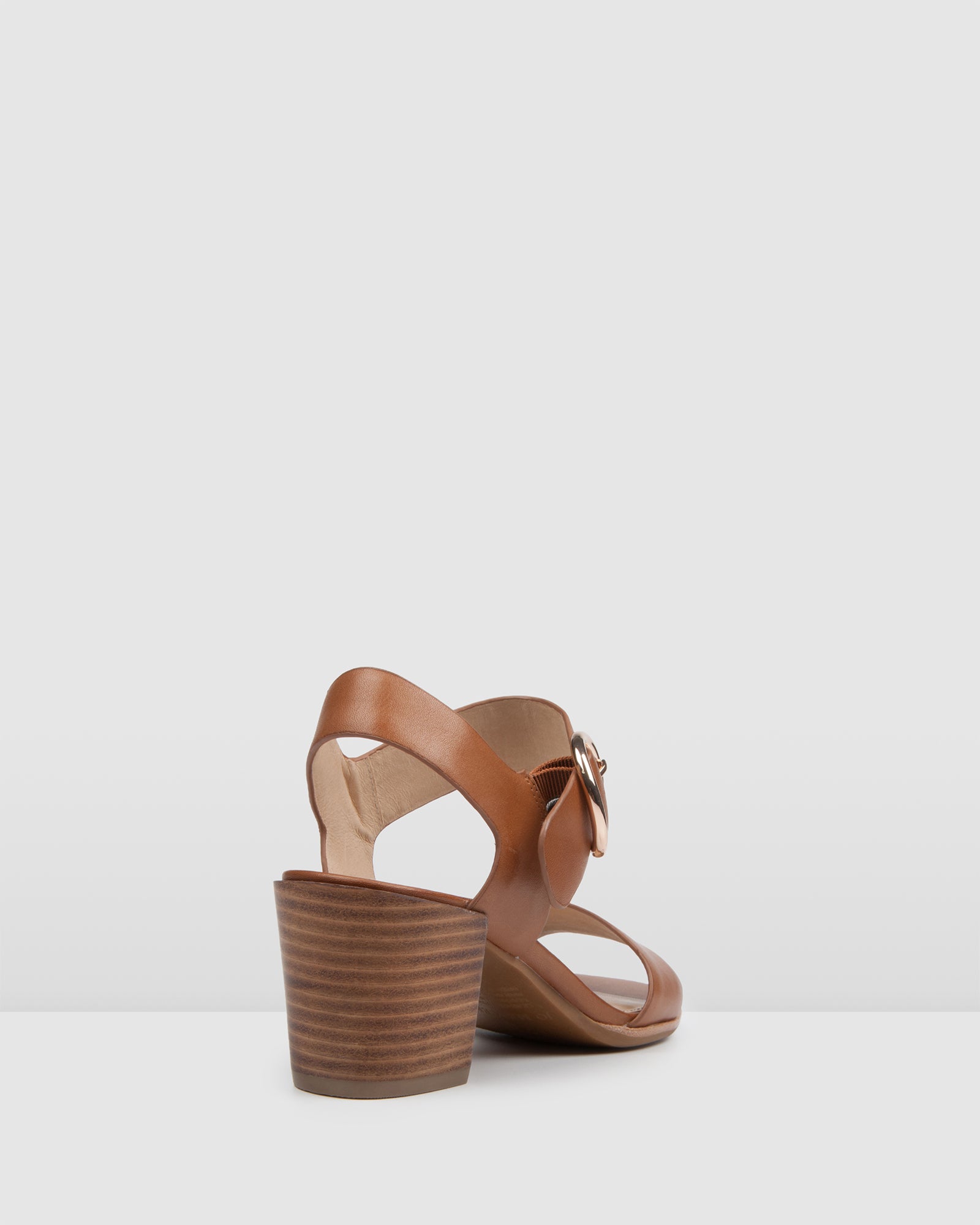 tan mid heel shoes