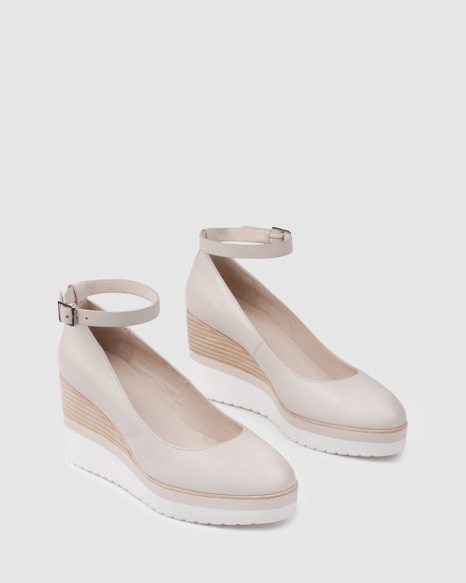 bone coloured heels
