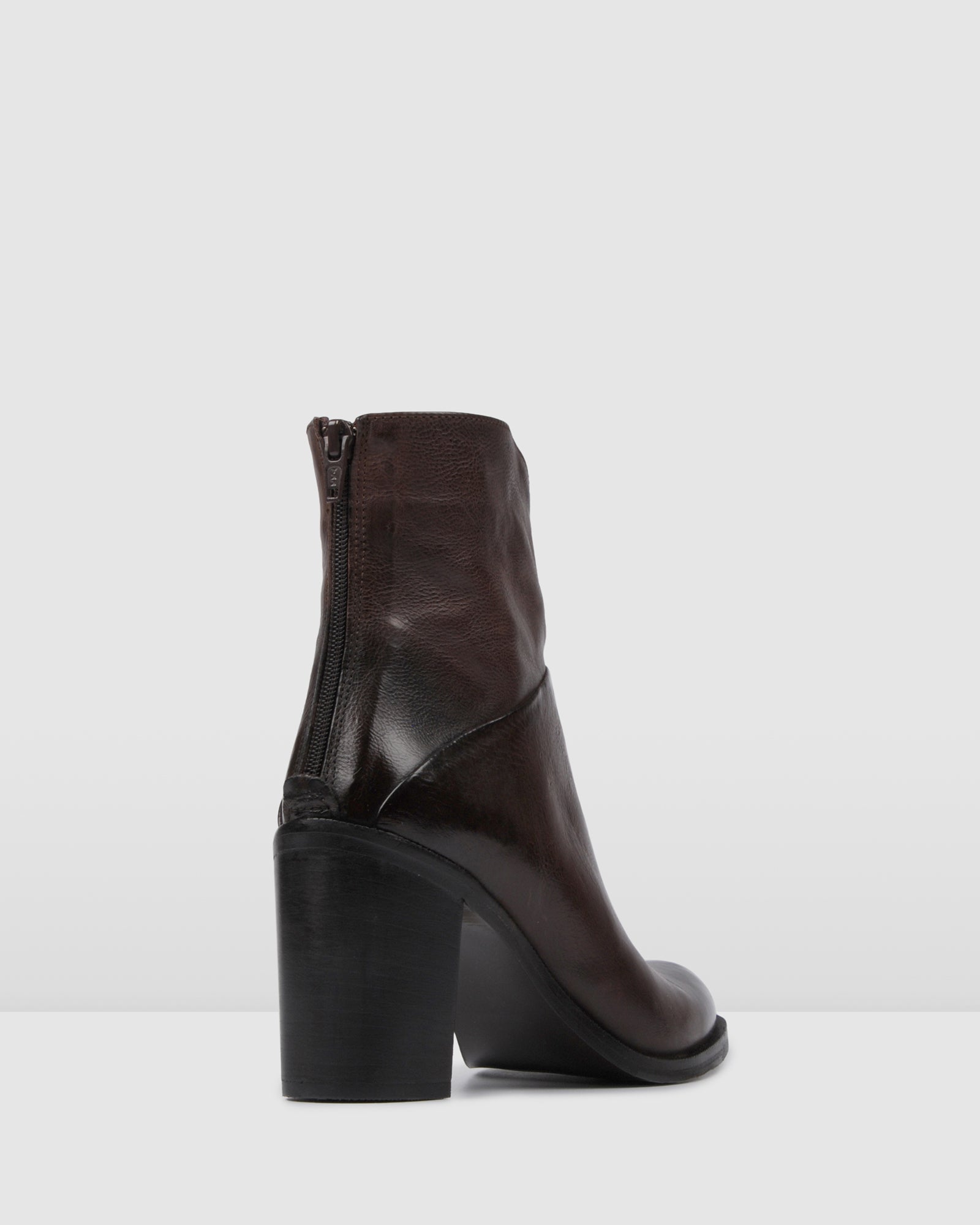 very black ankle boots