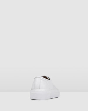 KENDRA SNEAKERS WHITE LEATHER