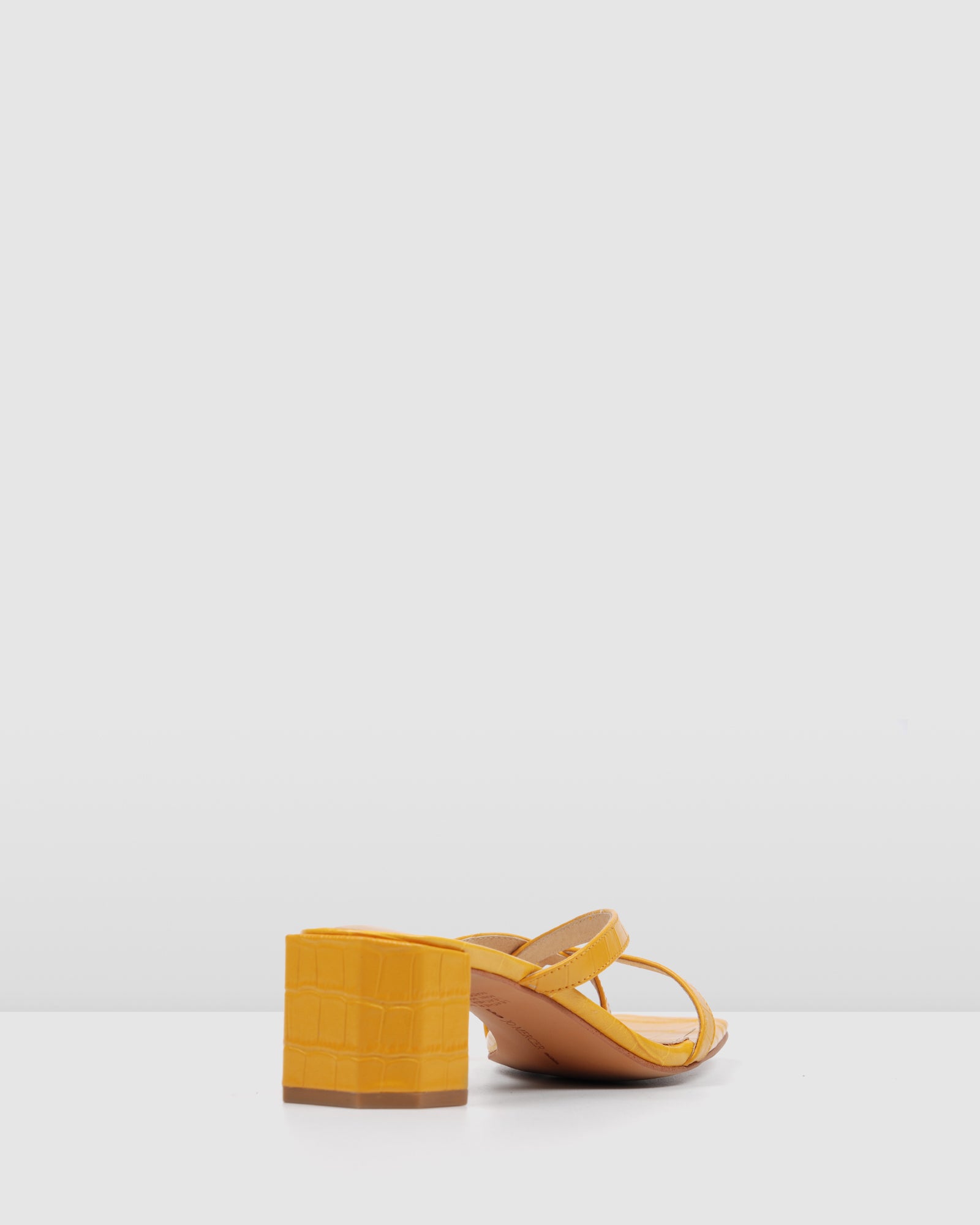 yellow croc heels