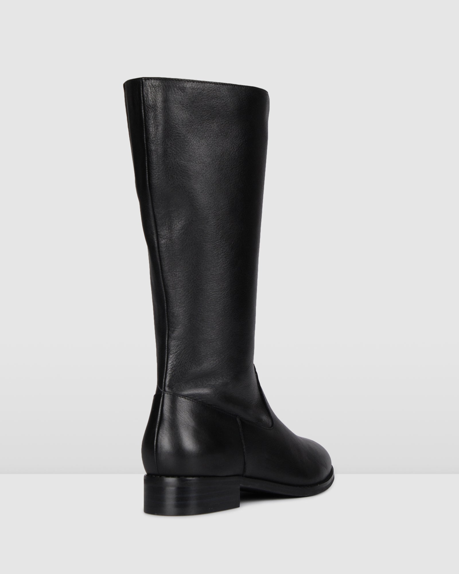 calf boots black