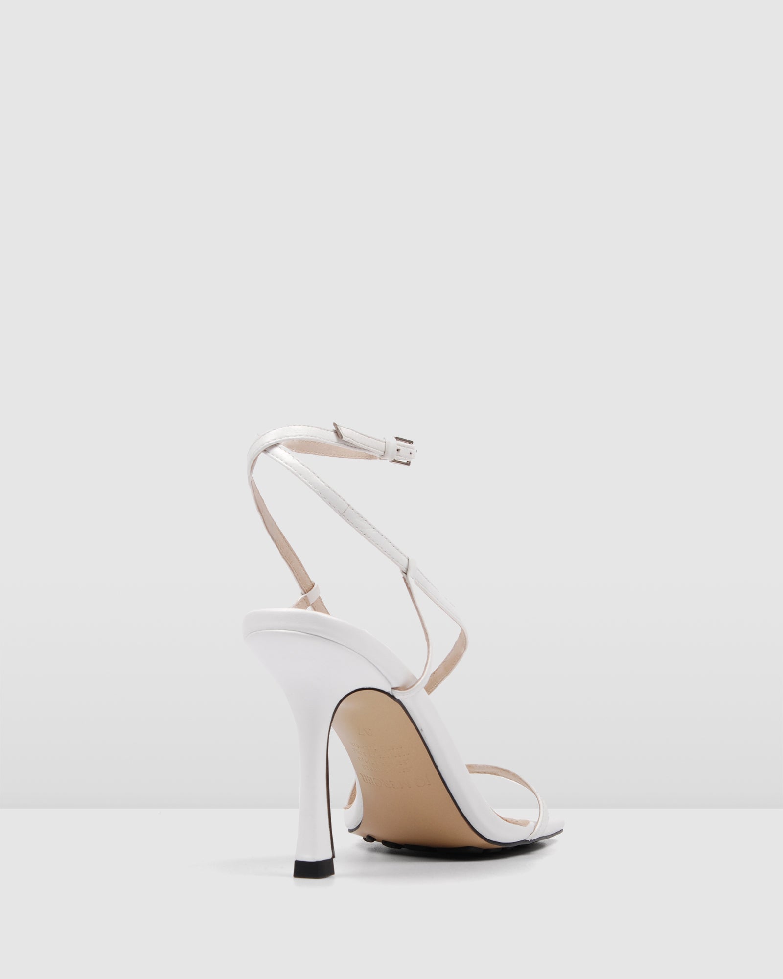 white high heel sandal