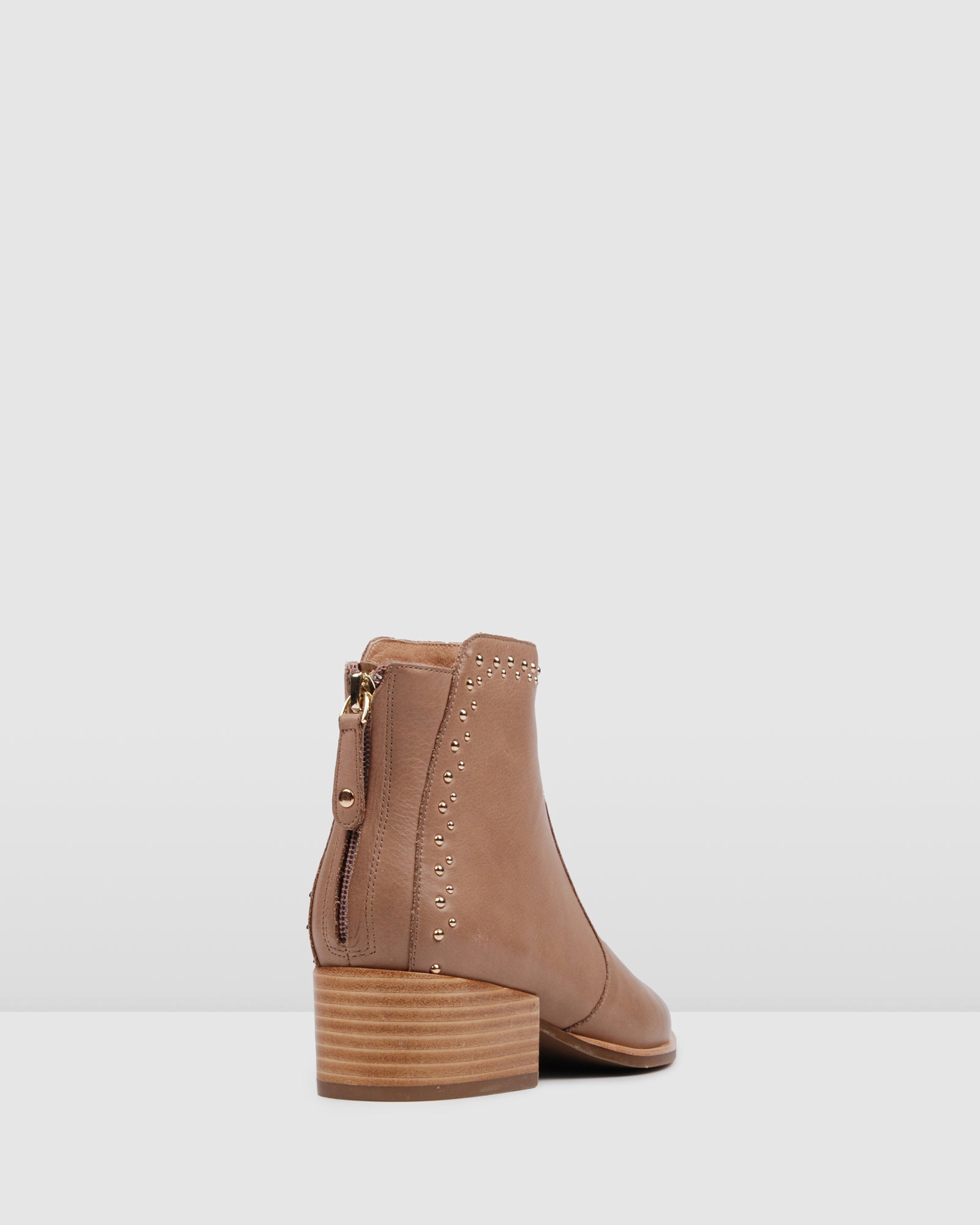 taupe ankle boots