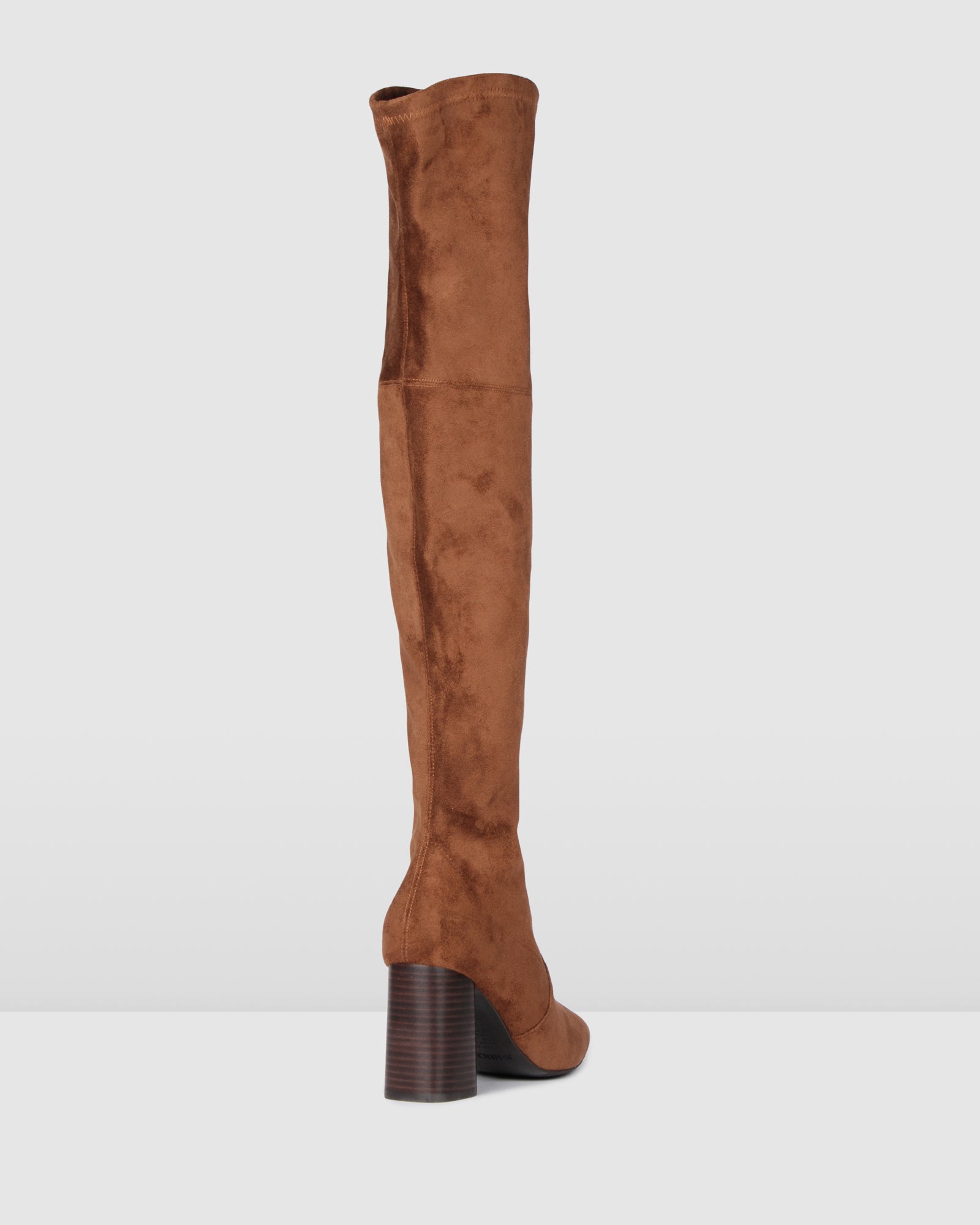 SONNY HIGH OVER THE KNEE BOOTS DARK TAN 