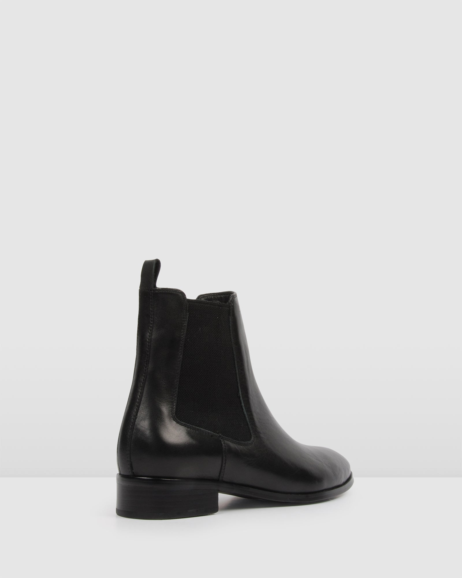 patent leather flat boots