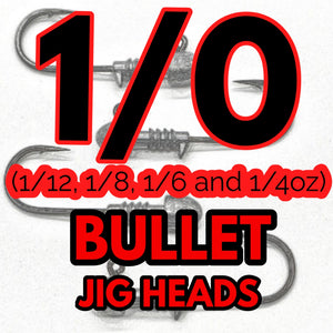 1/0 - Bullet Jig Heads