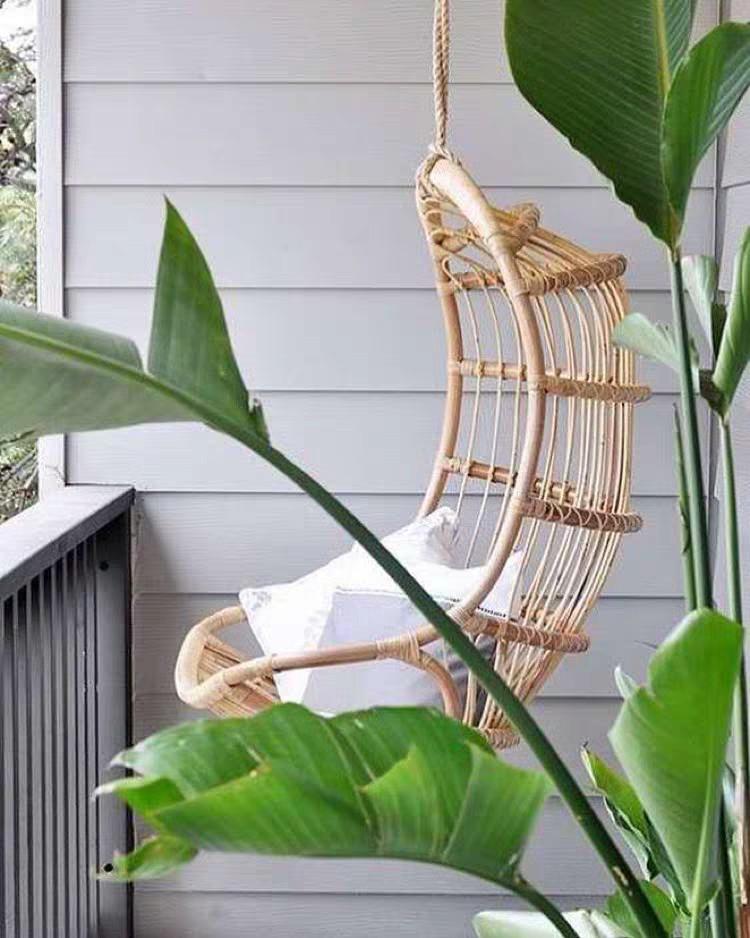 outdoor banana swing chair