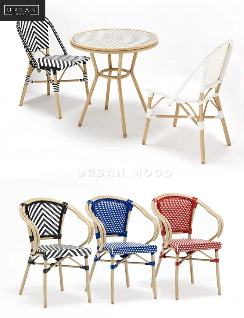 bistro dining chairs outdoor