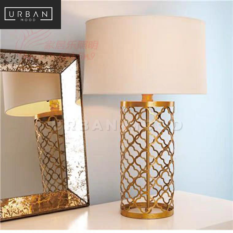 brass end table lamps