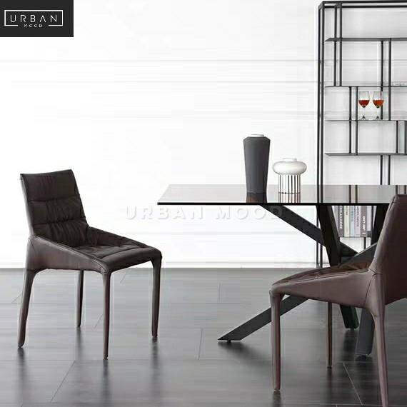 modern contemporary glass dining table