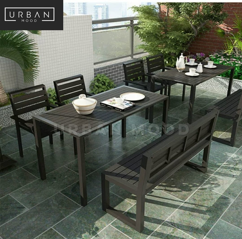 modern garden table