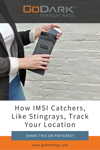 Pinterest pin how IMSI catchers like stingrays