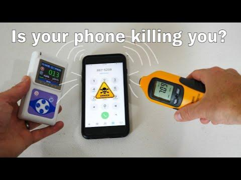 Video illustrating how much radiation you are getting from your phone