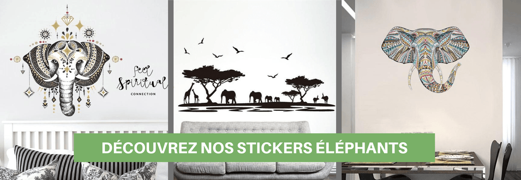Stickers Éléphants de Monde-Éléphant