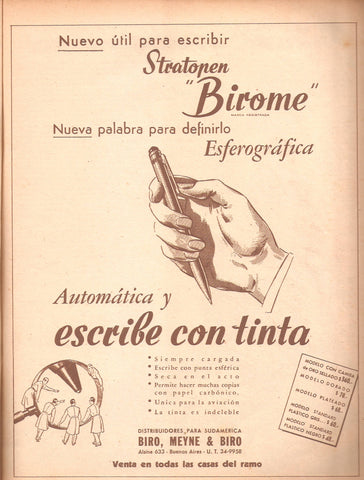 Birome advertisement