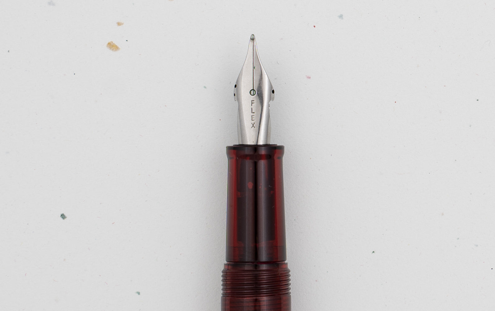 Flex nib fountain pen