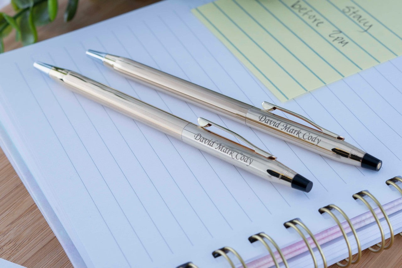Cross Pens Classic Century 10k gold Pen and Pencil Set