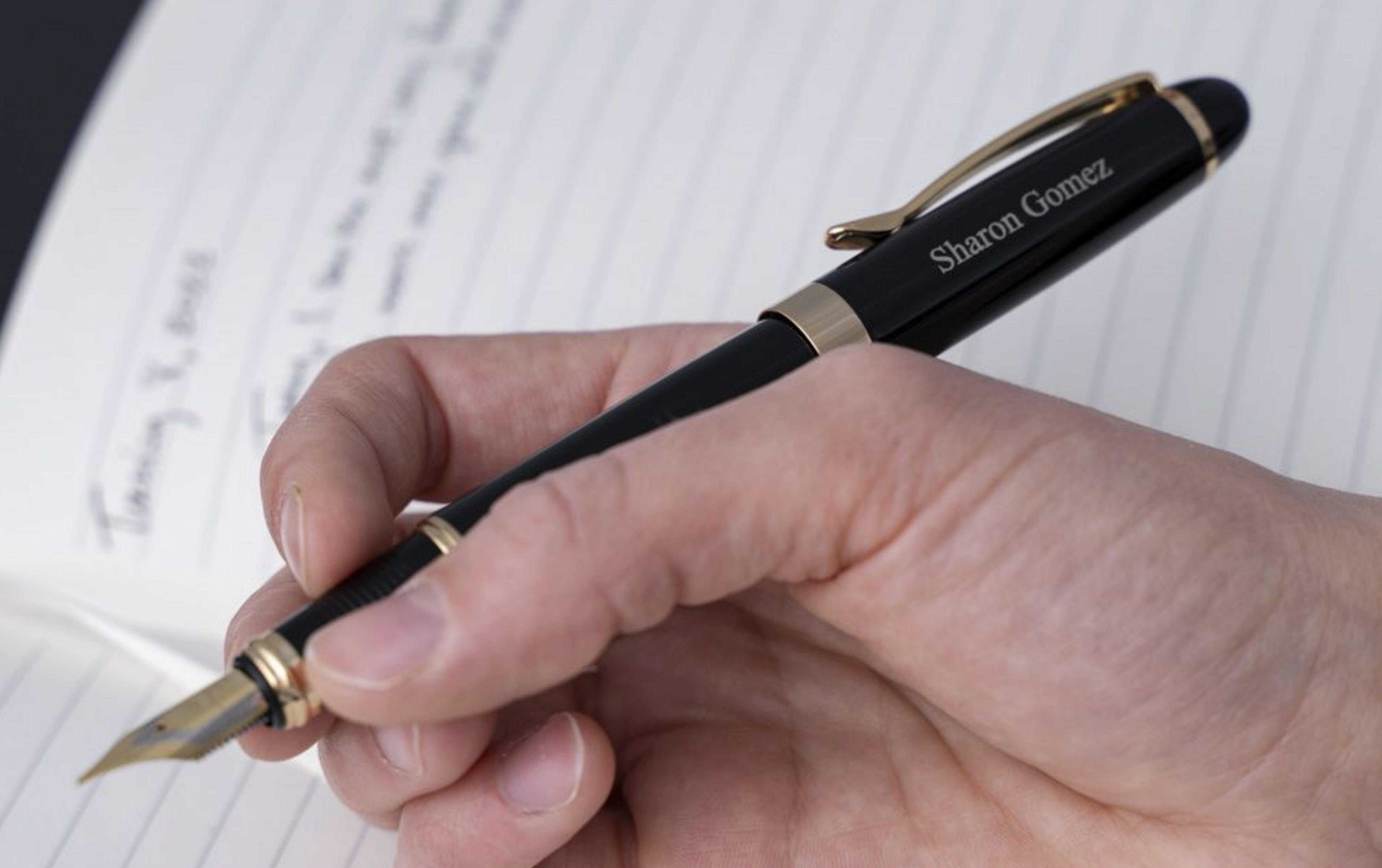 Custom CEO Pen Sets, Personalized Wood Desktop Pen Set, Secretary Gift,  Company Logo Pen Cases, Coworker, Bosses Gift, Employee Gift 
