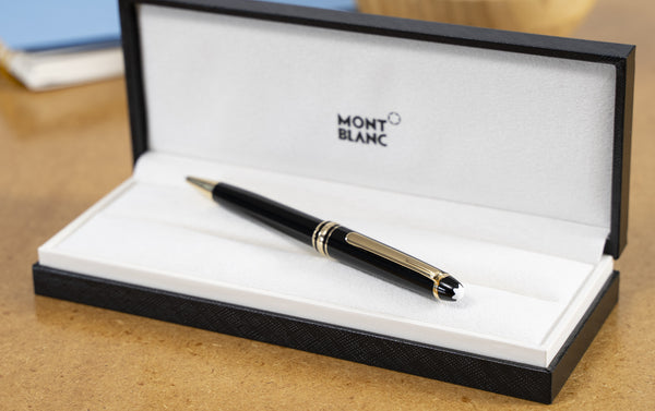 Montblanc Meisterstuck Black Lacquer Gold Appointments in gift case