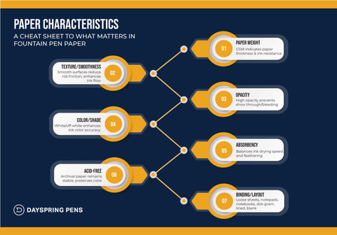 Paper Characteristics Infographic