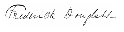 Frederick Douglass' signature