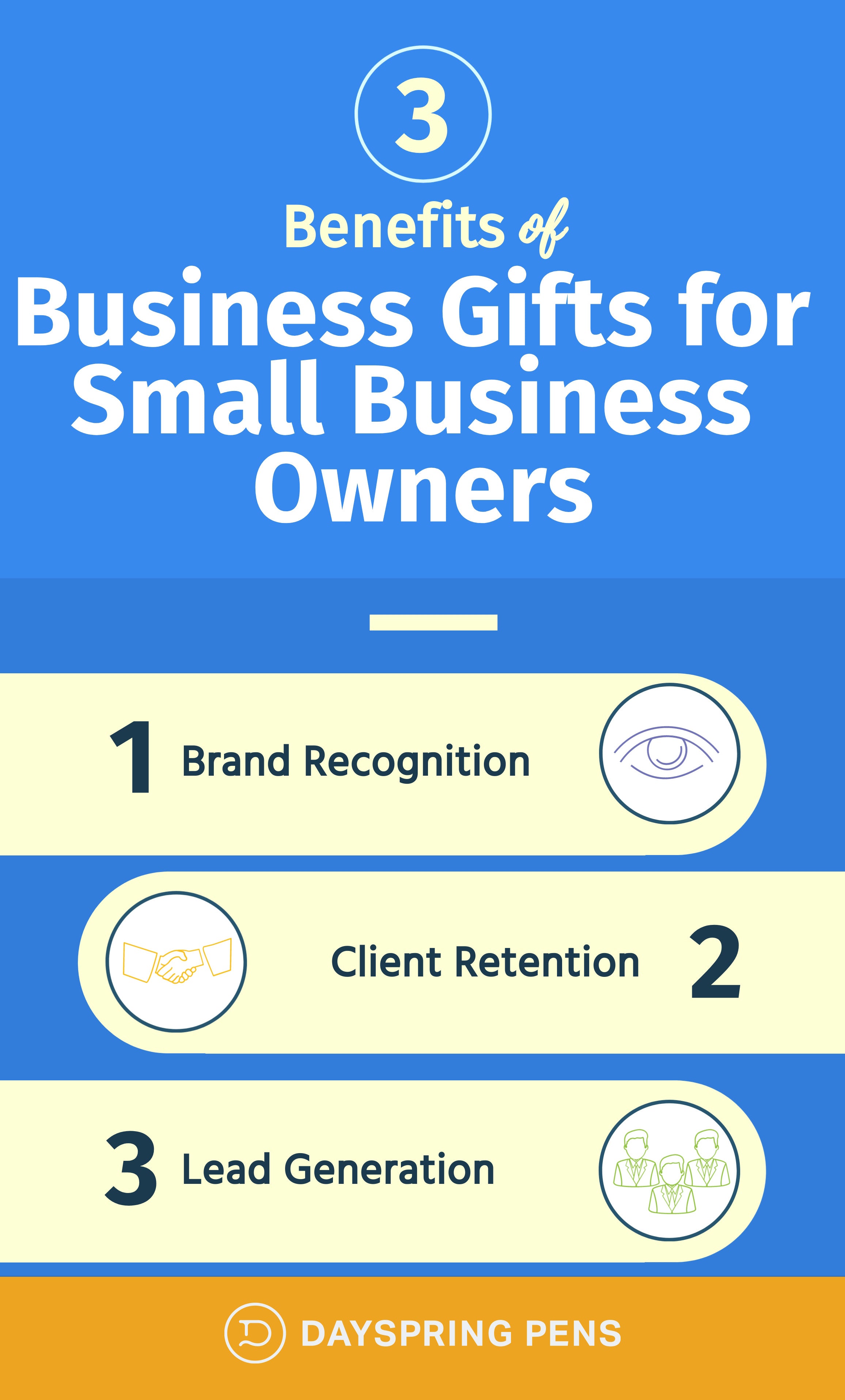 3 Benefits of Business Gifts for Small Business Owners Infographic