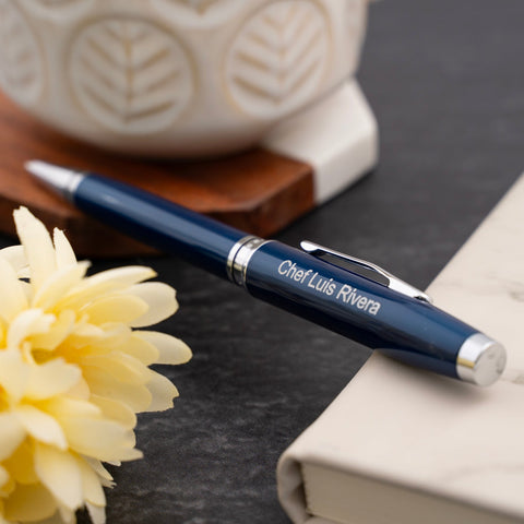 Cross Coventry Blue Ballpoint Custom Engraved