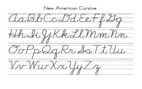 new american cursive