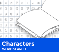 Characters Word Search