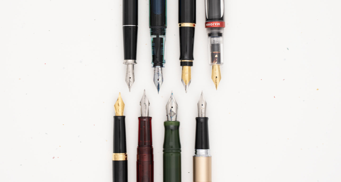 Variety of Fountain Pen Nibs