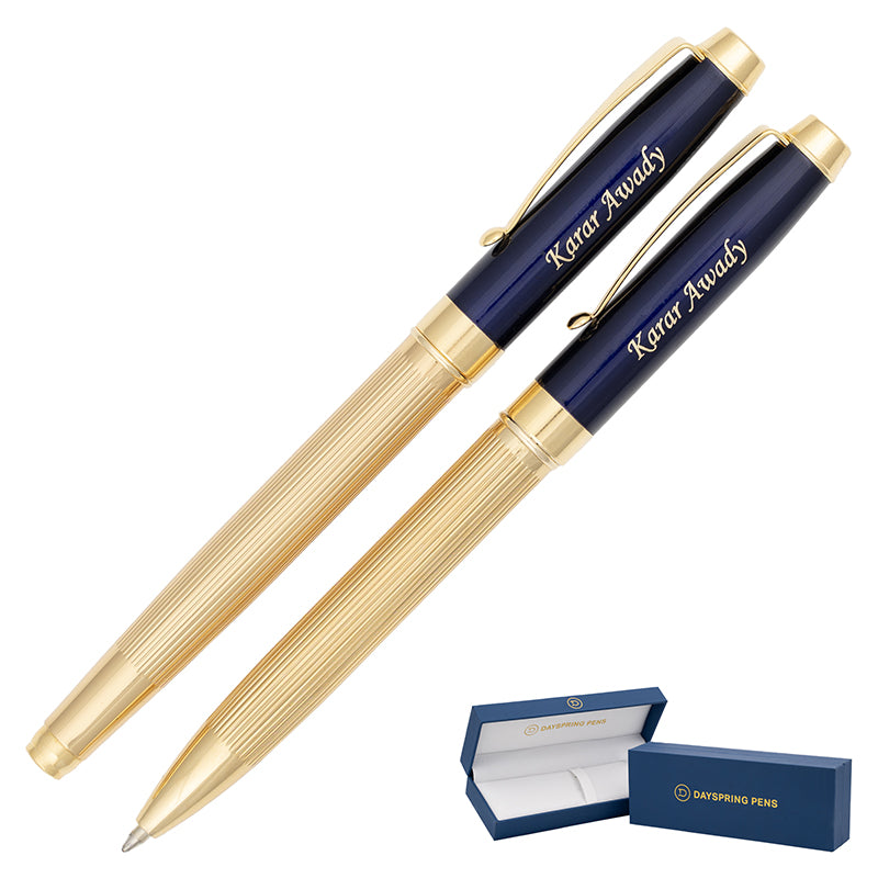 Cross Bailey Blue Lacquer Ballpoint Pen | Pen Heaven