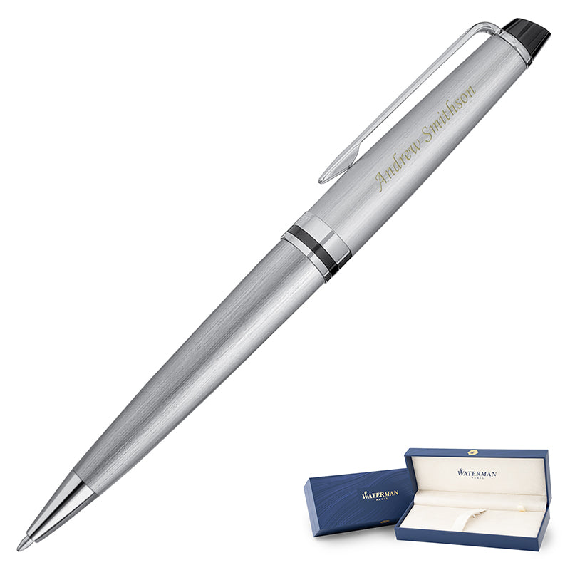 Personalized Waterman Expert Stainless Ballpoint