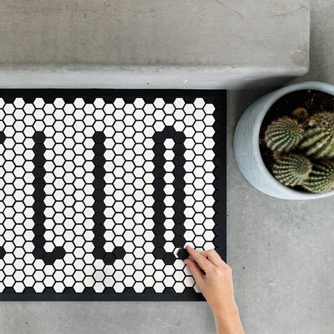 Letterfolk Customizable Tile Mat