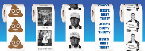 personalized gift Unique Printed Toilet Paper from PrintedTP